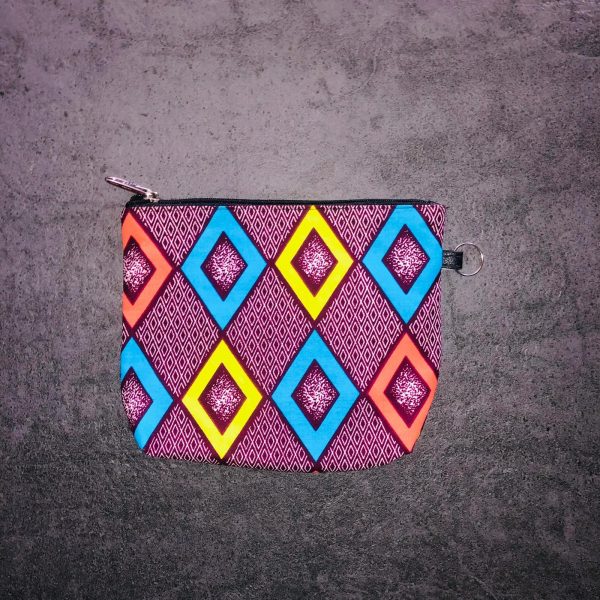 Pochette arrondie en wax 4