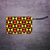 Pochette carré en wax 3