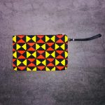 Pochette carré en wax 3