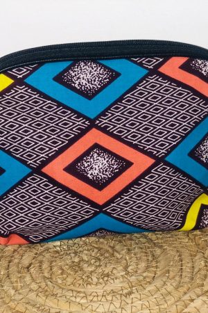 Pochette ovale en wax 1