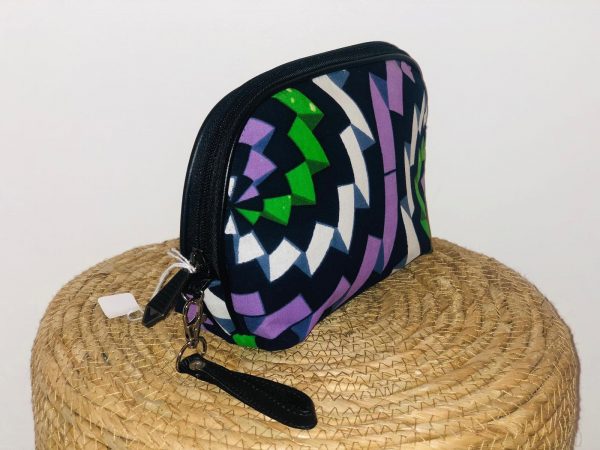 Pochette ovale en wax 3