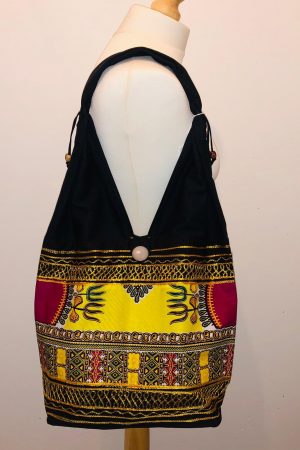Sac bohème tissu africain 1