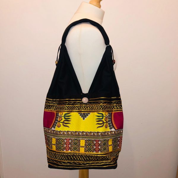 Sac bohème tissu africain 1
