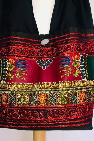Sac bohème tissu africain 2