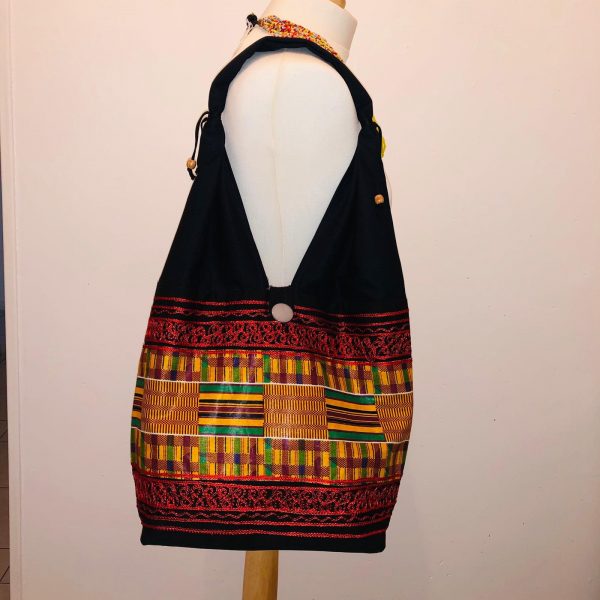 Sac bohème tissu africain 3