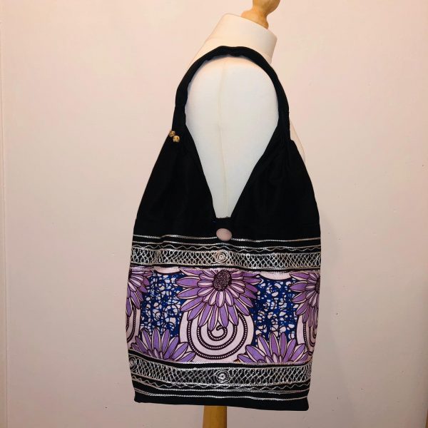 Sac bohème tissu africain 4