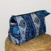 Trousse de toilette en tissu africain 1