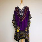 Tunique imprimée violette