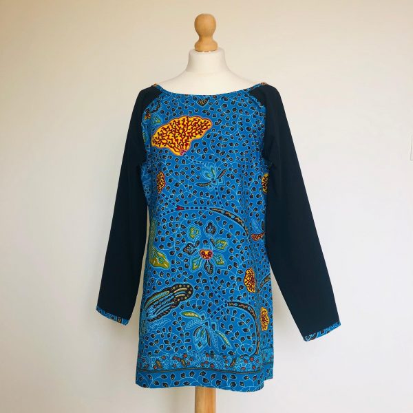 Veste Wax Bleu Femme 2